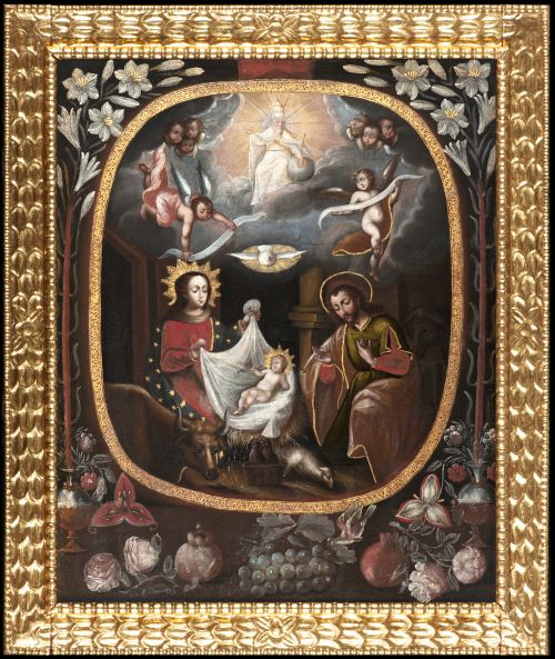 ESCUELA CUZQUEÑA, SIGLO XVIIINatividad