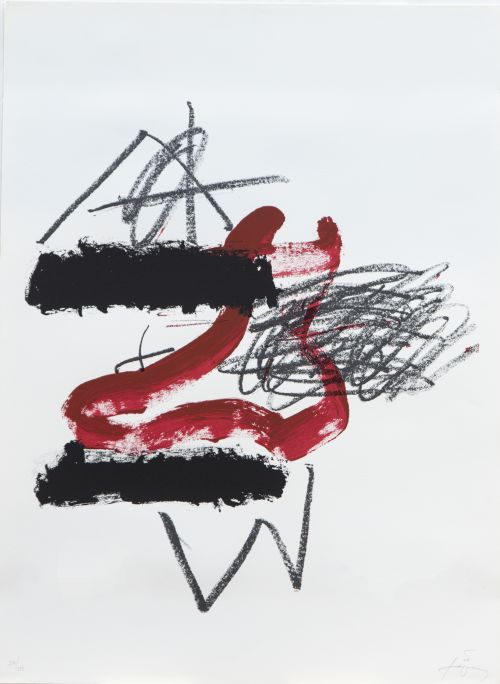 ANTONI TÀPIES (Barcelona, 1923 - 2012)S.T, 1987
