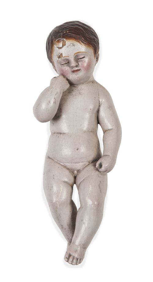 Misterio.Madera tallada, policromada y dorada.Trabajo q