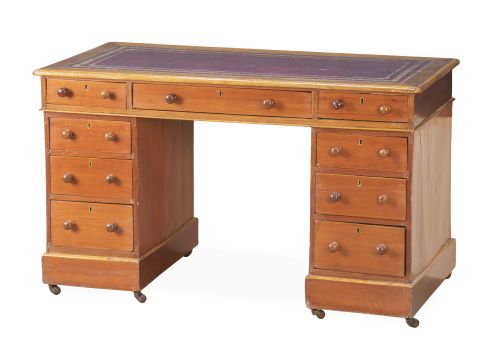"Partner´s pedestal desk" para niño de madera con tapa de p
