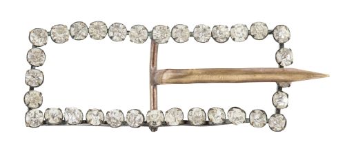 Hebilla francesesa de strass pp. S. XX 