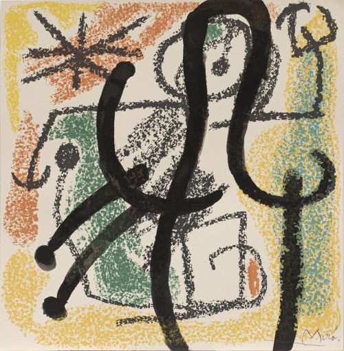 JOAN MIRÓ (Barcelona, 1893 - Palma de Mallorca, 1983)Sans