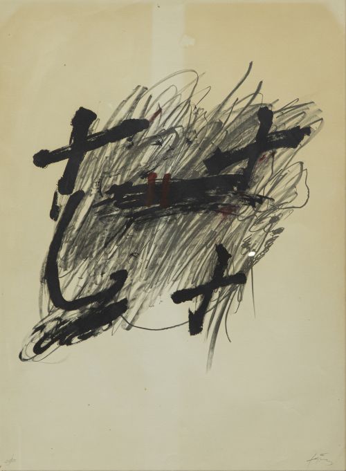 ANTONI TÀPIES (Barcelona, 1923 - 2012)Sin título, 1971