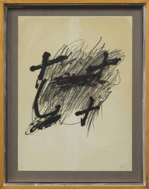 ANTONI TÀPIES (Barcelona, 1923 - 2012)Sin título, 1971