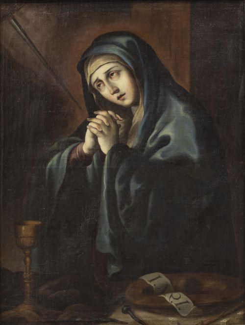 JOSÉ RODRÍGUEZ CARNERO (México, 1649-1725)Virgen de los D