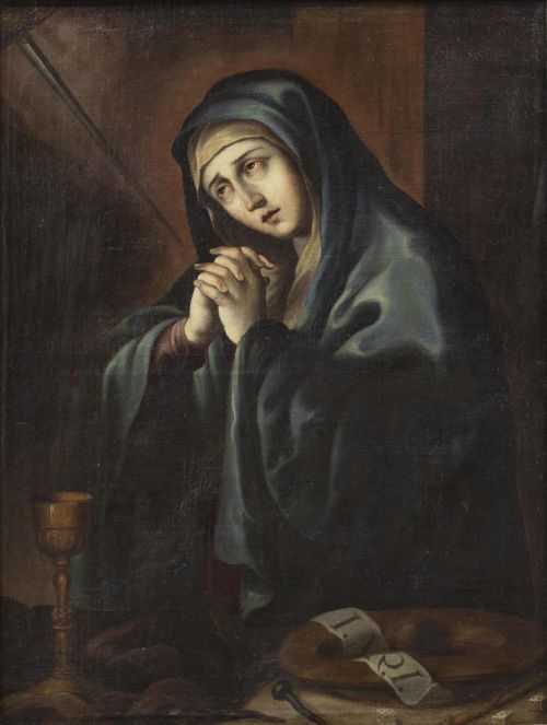 JOSÉ RODRÍGUEZ CARNERO (México, 1649-1725)Virgen de los D