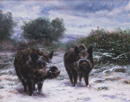 LEÓN FRÍAS, 1946Jabalíes