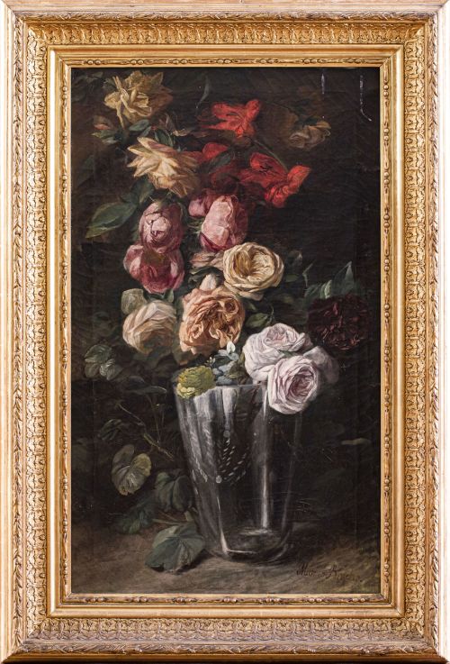 JOSÉ MARIA MURILLO BRACHO (Sevilla, 1827-Málaga, 1882)Flo