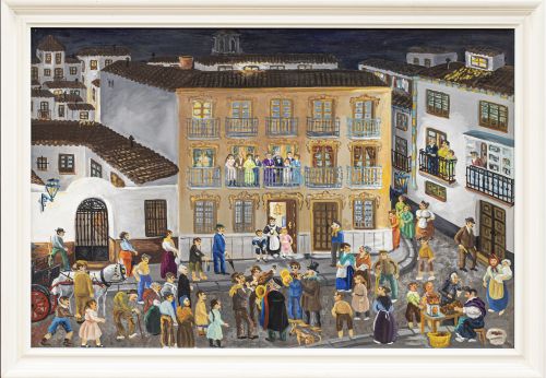 MANUEL BLASCO (Málaga, 1899 - Torremolinos, 1992)Fiestas 