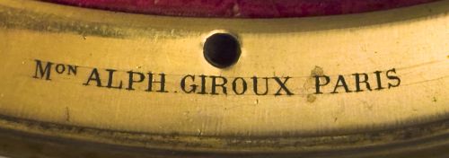 Alphonse Giroux (Paris 1776-1848).Caja de bronce dorado c
