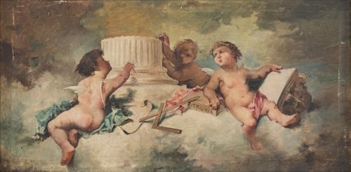 EDUARDO CANO (Madrid, 1823-Sevilla, 1897)Querubines (pare