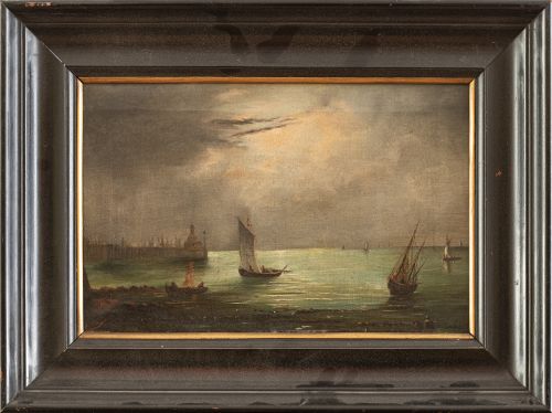 ESCUELA ESPAÑOLA, SIGLO XIXPareja de marinas