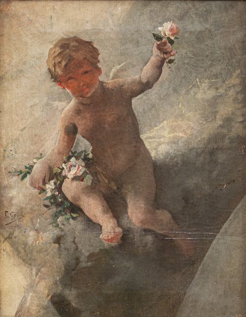 EDUARDO CANO (Madrid, 1823-Sevilla, 1897)Querubines (pare