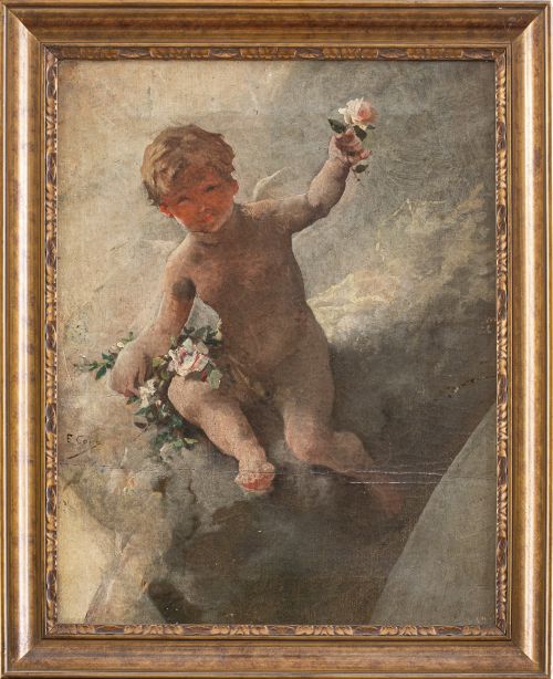 EDUARDO CANO (Madrid, 1823-Sevilla, 1897)Querubines (pare