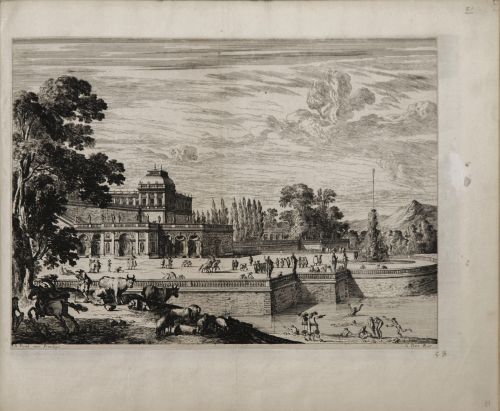 JEAN LE PAUTRE  (París, 1618 - 1682) Fuentes y Jardines
