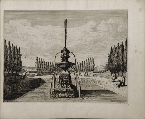 JEAN LE PAUTRE  (París, 1618 - 1682) Fuentes y Jardines