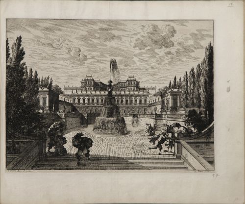 JEAN LE PAUTRE  (París, 1618 - 1682) Fuentes y Jardines