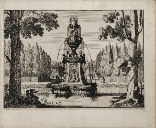 JEAN LE PAUTRE  (París, 1618 - 1682) Fuentes y Jardines