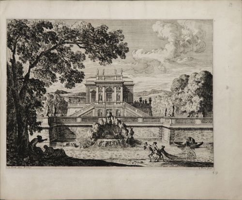 JEAN LE PAUTRE  (París, 1618 - 1682) Fuentes y Jardines