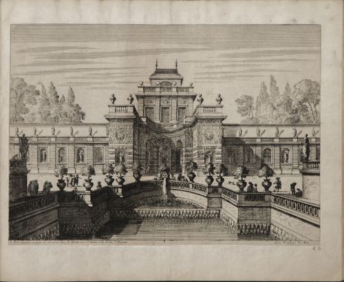 JEAN LE PAUTRE  (París, 1618 - 1682) Fuentes y Jardines