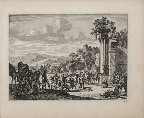 JEAN LE PAUTRE  (París, 1618 - 1682) Fuentes y Jardines