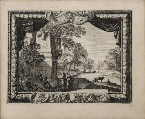 JEAN LE PAUTRE  (París, 1618 - 1682) Fuentes y Jardines