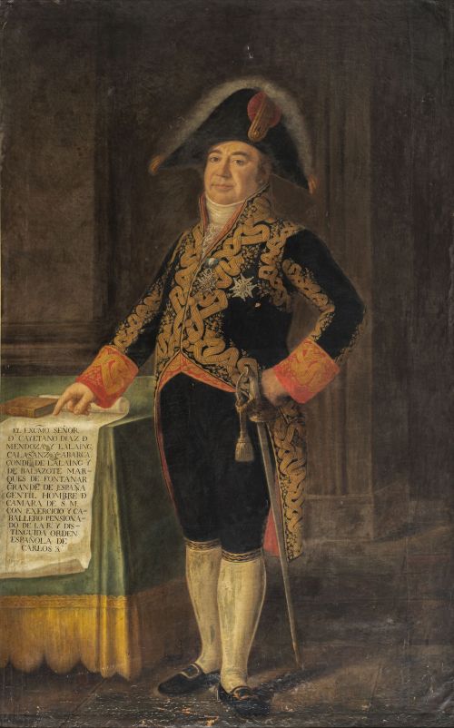 AGUSTÍN ESTEVE Y MARQUÉS (Valencia, 1753- 1820)Retrato de