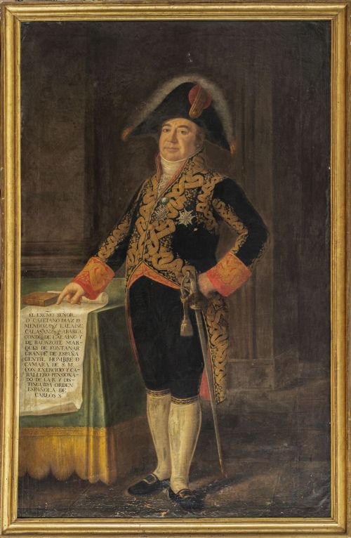AGUSTÍN ESTEVE Y MARQUÉS (Valencia, 1753- 1820)Retrato de