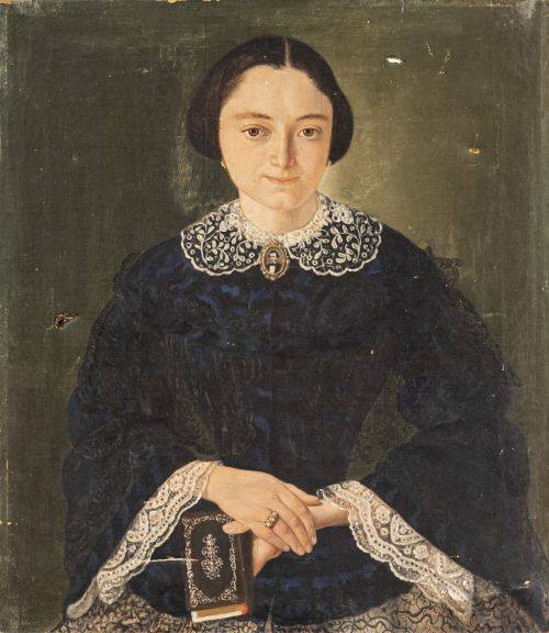 ESCUELA ESPAÑOLA, SIGLO XIXMatrimonio: Retrato de caballe