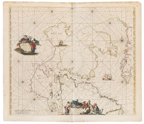FREDERIK DE WIT (Gouda, c. 1630-Ámsterdam, 1706)América, 
