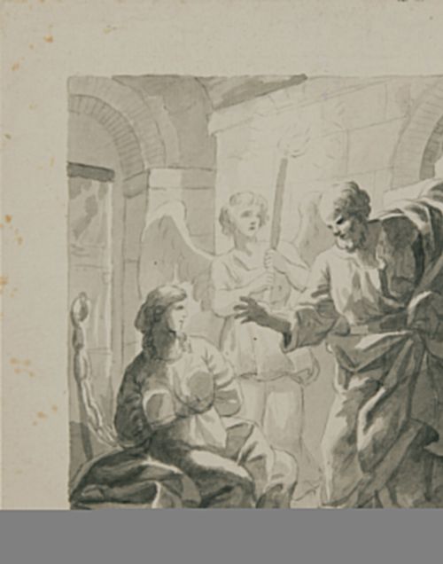 ESCUELA ESPAÑOLA, FF. SIGLO XVIIISanta Águeda (anverso) y