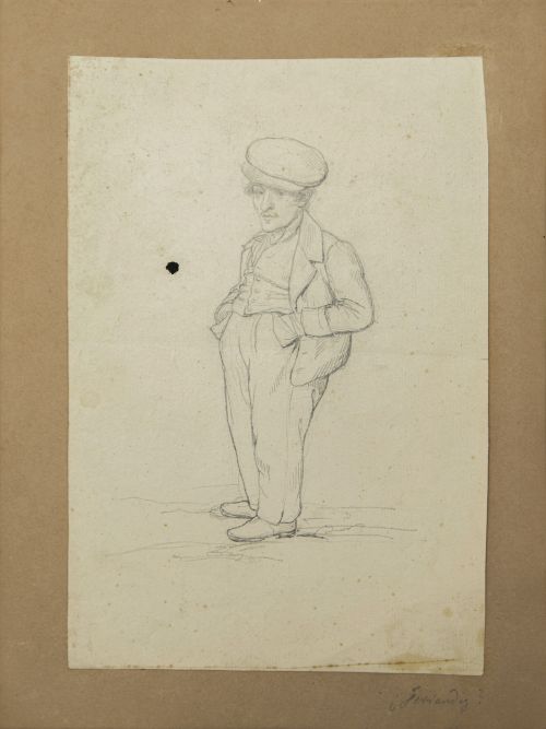 BERNARDO FERRÁNDIZ  (Valencia, 1835-Málaga, 1885)Caricatu