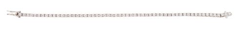 Pulsera rivière de brillantes engastados en garras articula