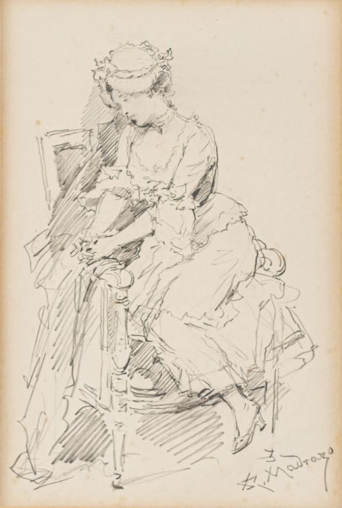 RAIMUNDO DE MADRAZO Y GARRETA (Roma, 1841-Versalles, 1920),