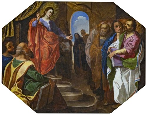 ESCUELA ITALIANA, SIGLO XVIIIPredicación de Cristo a sus 