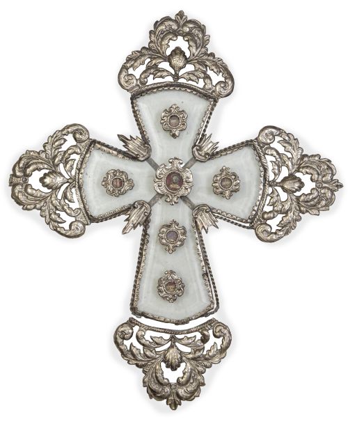 Cruz-relicario con reliquias de San Hipólito o San Paciano,