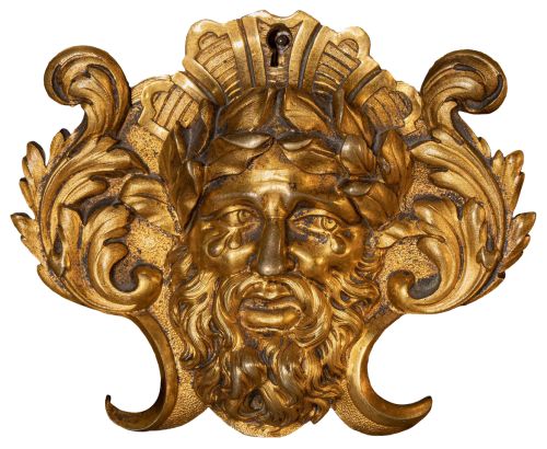 "Bureau plat" Luis XIV de madera de palisandro, marquetería