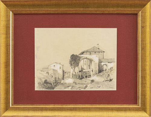 JOSÉ ARPA PEREA (Sevilla, Carmona 1858-1952)Pueblo italia