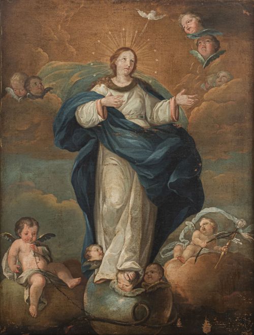 ESCUELA ESPAÑOLA, H. 1800Purísima