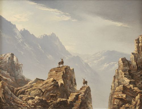 LUIS ALDEHUELA (1920-2011)Cabras hispánicas