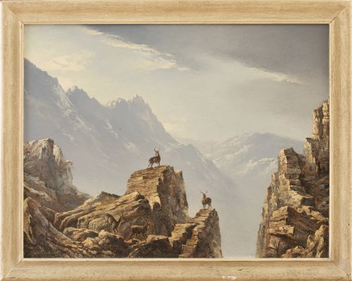 LUIS ALDEHUELA (1920-2011)Cabras hispánicas
