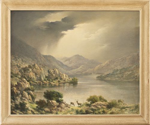 LUIS ALDEHUELA (1920-2011)Tarde de tormenta