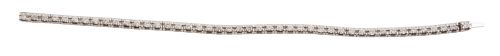 Pulsera Rivière transformada en gargantilla, con 44 brillan