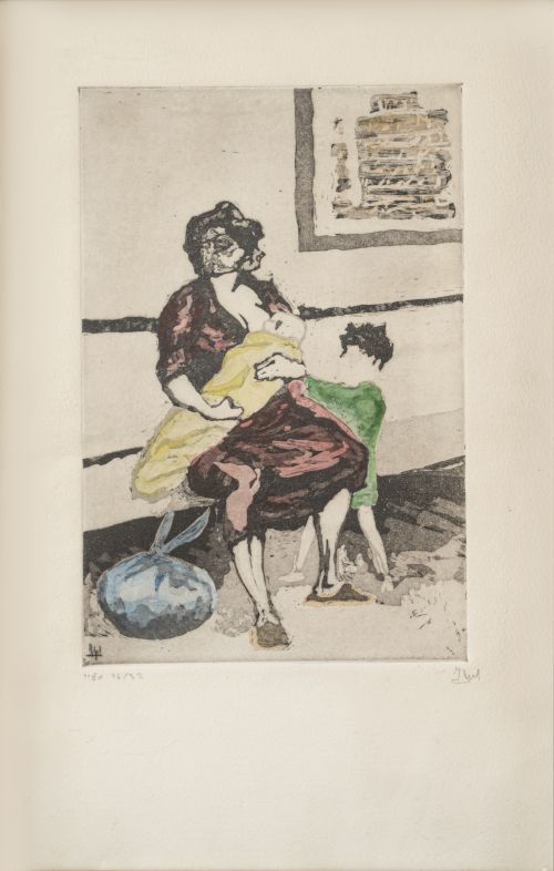 JOSÉ PEDRO Gil MORENO DE MORA (París,1892 - 1945)Pareja d