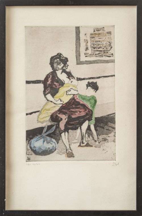 JOSÉ PEDRO Gil MORENO DE MORA (París,1892 - 1945)Pareja d