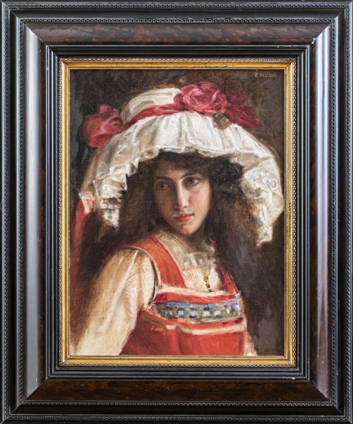 CARLES PELLICER (Barcelona 1865-1959)Retrato de joven