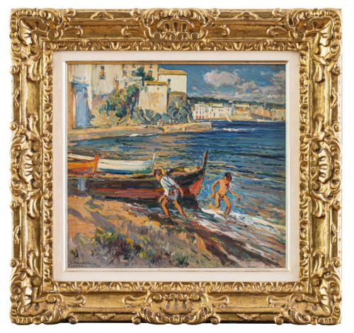 SEGUNDO MATILLA (Madrid, 1862-Teyá, Barcelona, 1937)Nños 