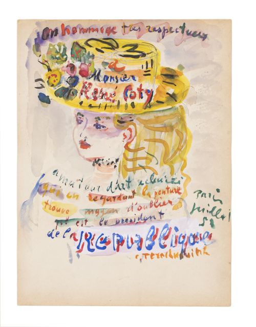CONSTANTIN TERECHKOVITCH (Moscú, 1902 - Mónaco, 1978)Jeun