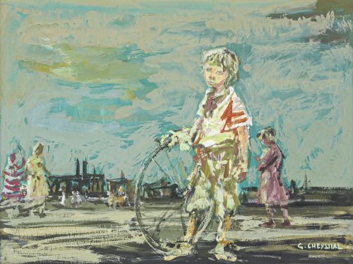 GEORGES ROBERT CHEYSSIAL (Francia, 1907 - 1997)Niños