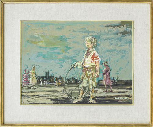 GEORGES ROBERT CHEYSSIAL (Francia, 1907 - 1997)Niños